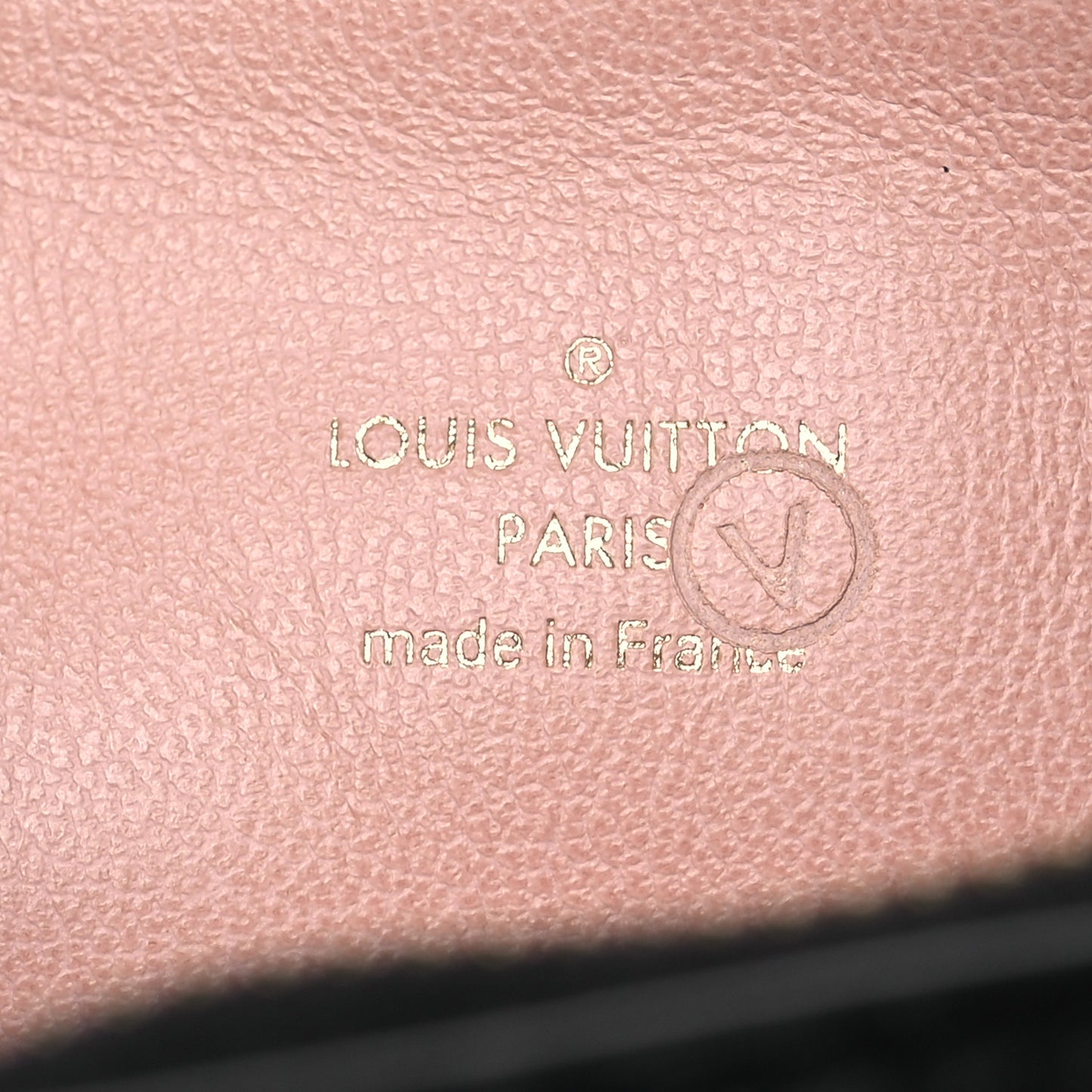 Lambskin Embossed Monogram Coussin PM Black