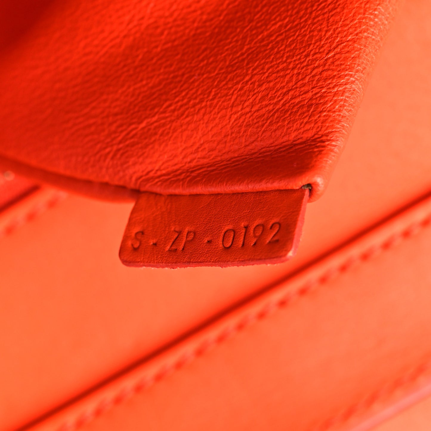 Smooth Calfskin Mini Luggage Orange