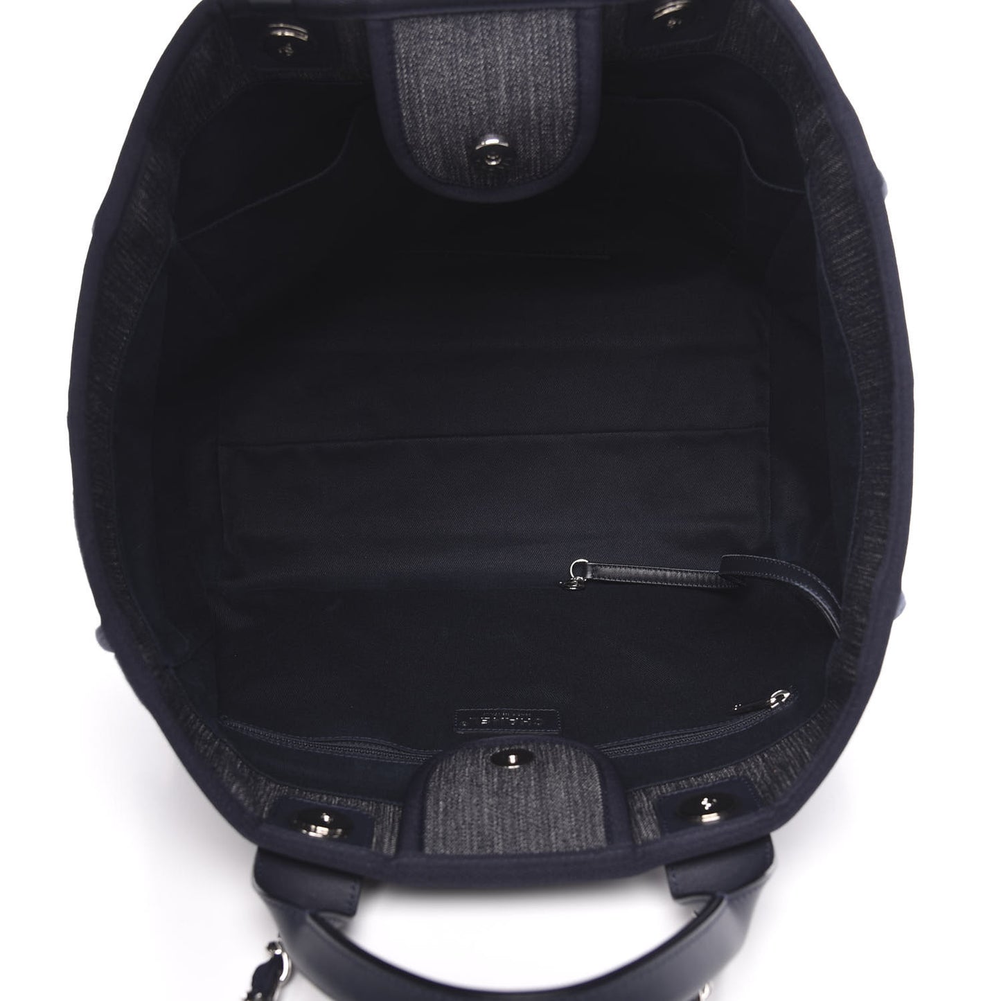 Denim Medium Deauville Tote Dark Blue