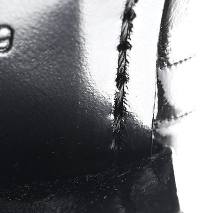 Saint Laurent Patent Clementi Ankle Zip Boot 39 Black 12 of 21