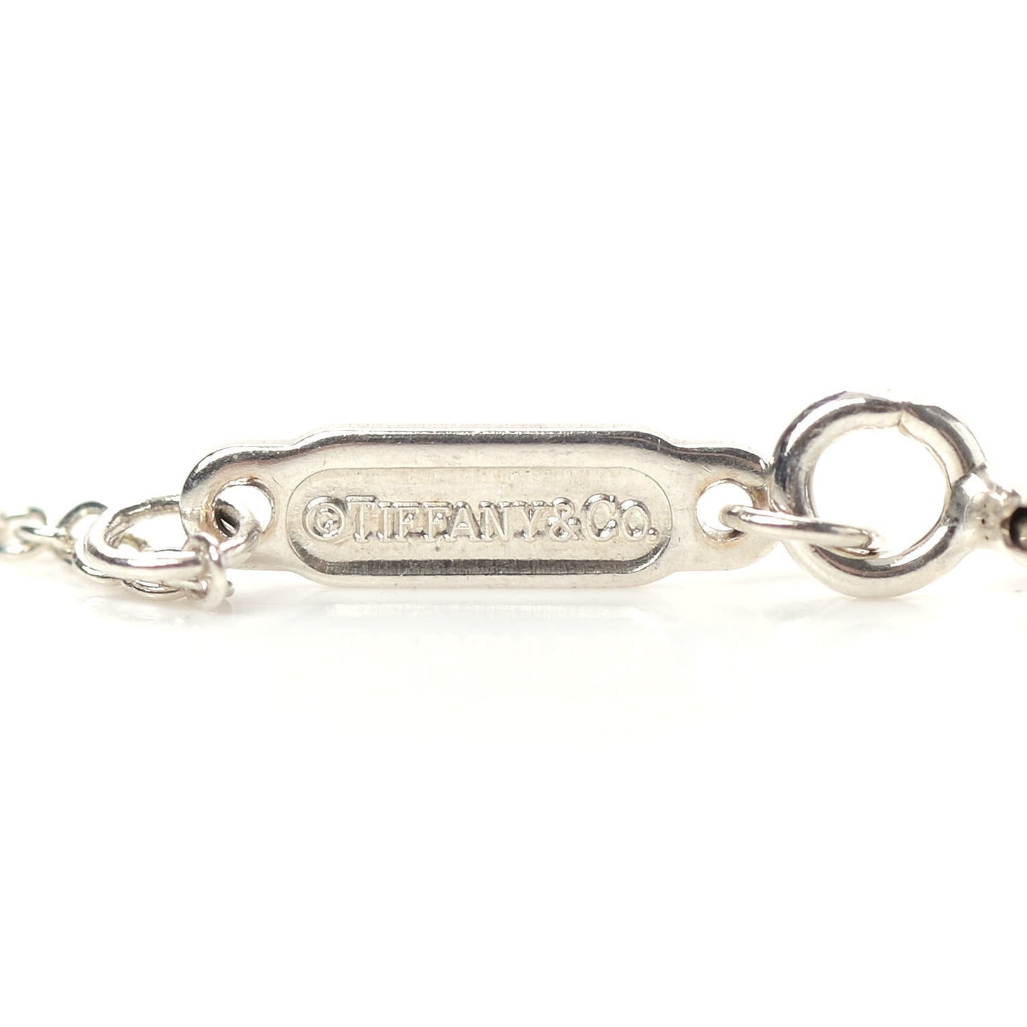 Sterling Silver Small T Smile Pendant Necklace