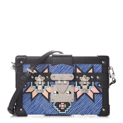 Louis Vuitton Epi Azteque Petite Malle Denim Light 1 of 13