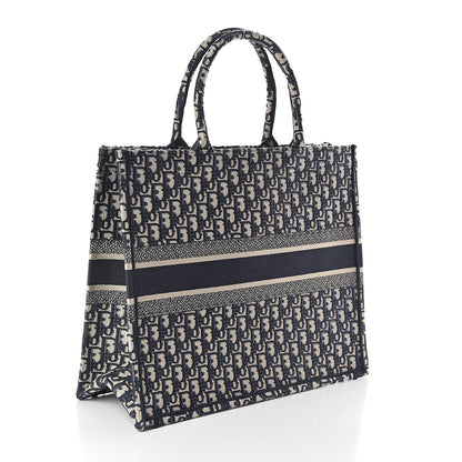 Christian Dior Oblique Book Tote Blue Multicolor 2 of 8