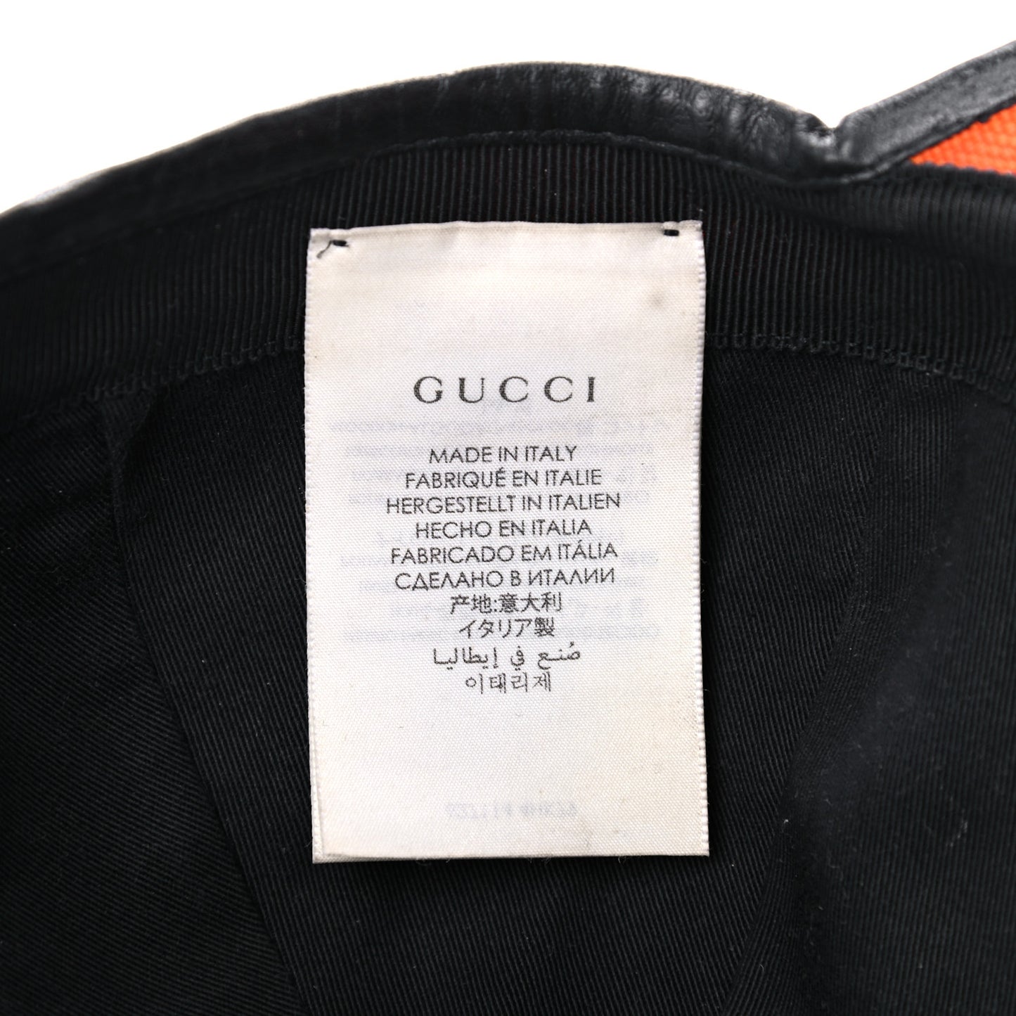 Econyl Nylon Monogram Off The Grid Baseball Hat M Carrot Orange Black