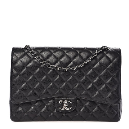 Chanel Caviar Quilted Maxi Double Flap Black 1 of 10