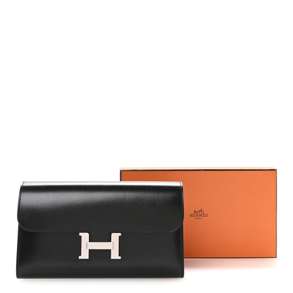 Hermes Box Constance Long Wallet Black 7 of 7