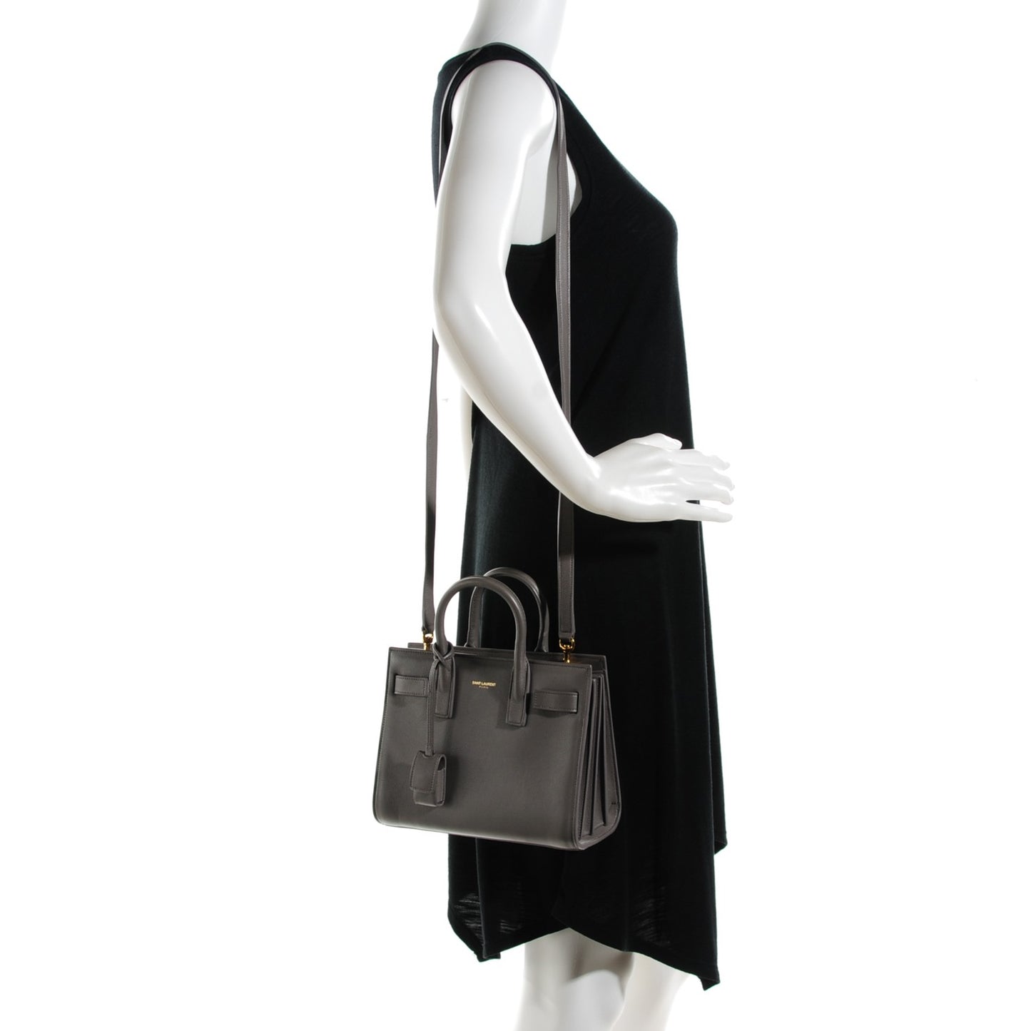 Calfskin Nano Sac De Jour Fog