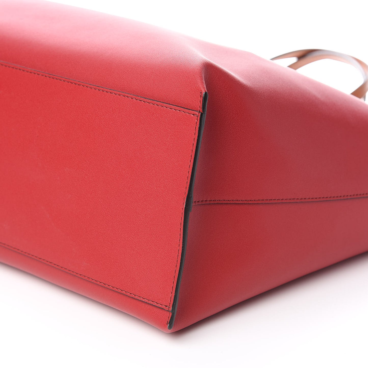 Calfskin Medium GV Shopper Tote Dark Red
