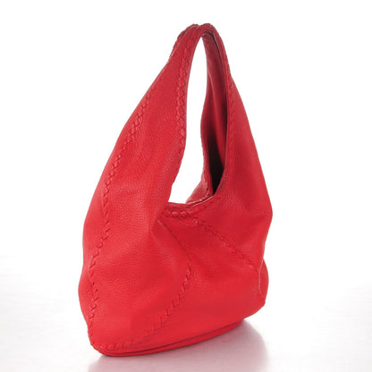 Bottega Veneta Cervo Deerskin Large Hobo Red 3 of 8