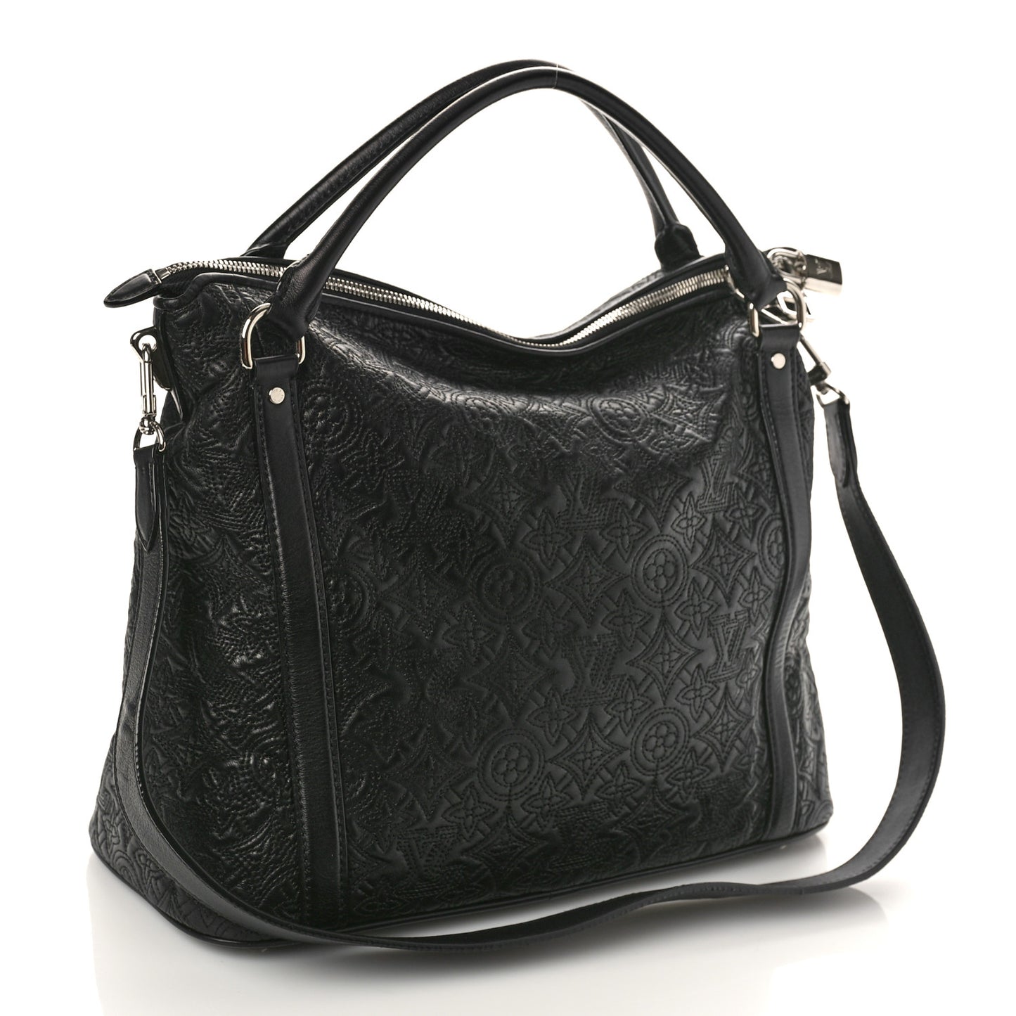 Monogram Lambskin Antheia IXIA MM Black