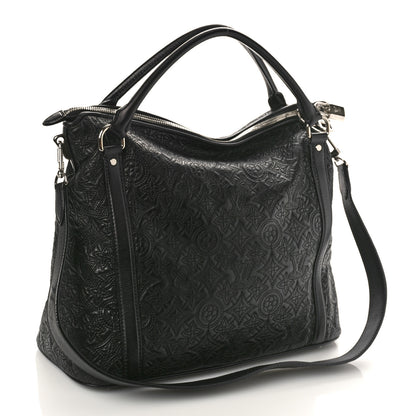 Louis Vuitton Monogram Lambskin Antheia IXIA MM Black 2 of 8