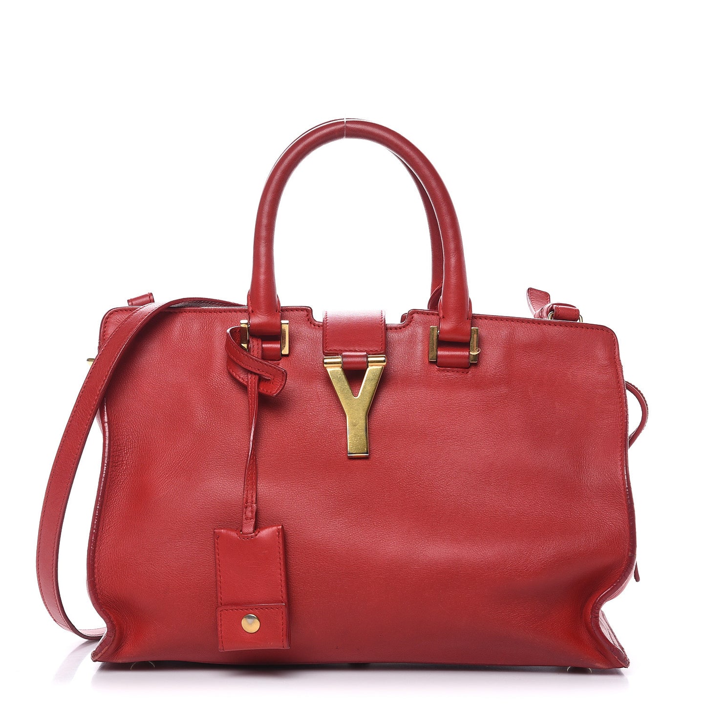 Calfskin Small Classic Y Cabas Rouge Orient