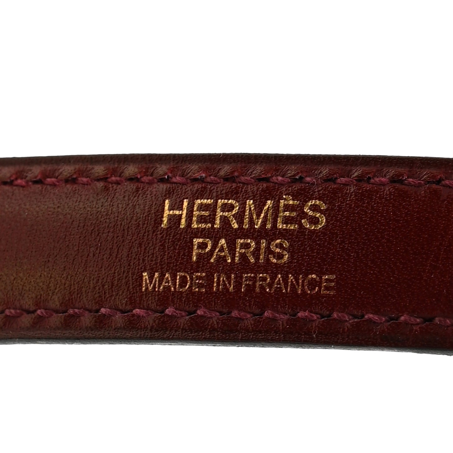 Box Kelly Shoulder Strap Rouge H