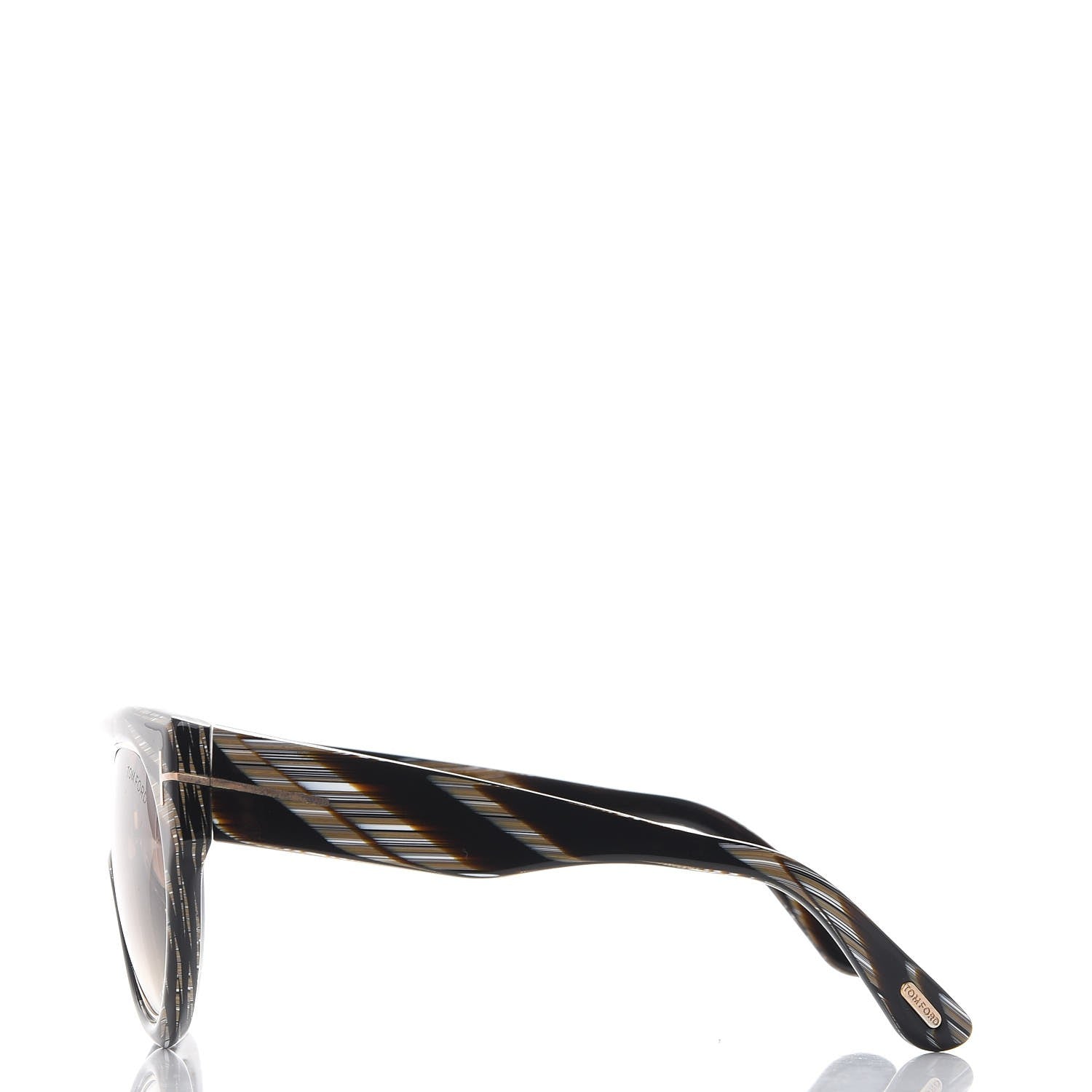 Tom Ford Alana Aviator Round Sunglasses TF360 Black 2 of 6