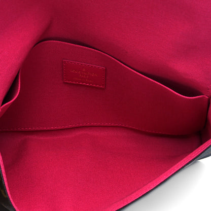 Louis Vuitton Monogram 2021 Christmas Animation Hollywood Pochette Felicie Chain Wallet Fuchsia 8 of 11