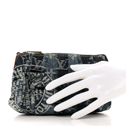 Louis Vuitton Denim Raye Trousse Cosmetic Pouch 2 of 6