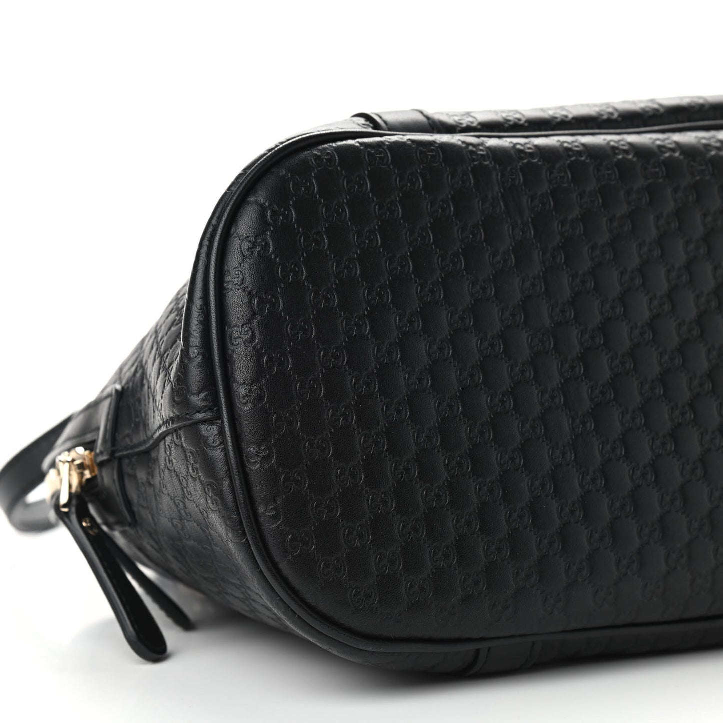 Microguccissima Medium Dome Bag Black
