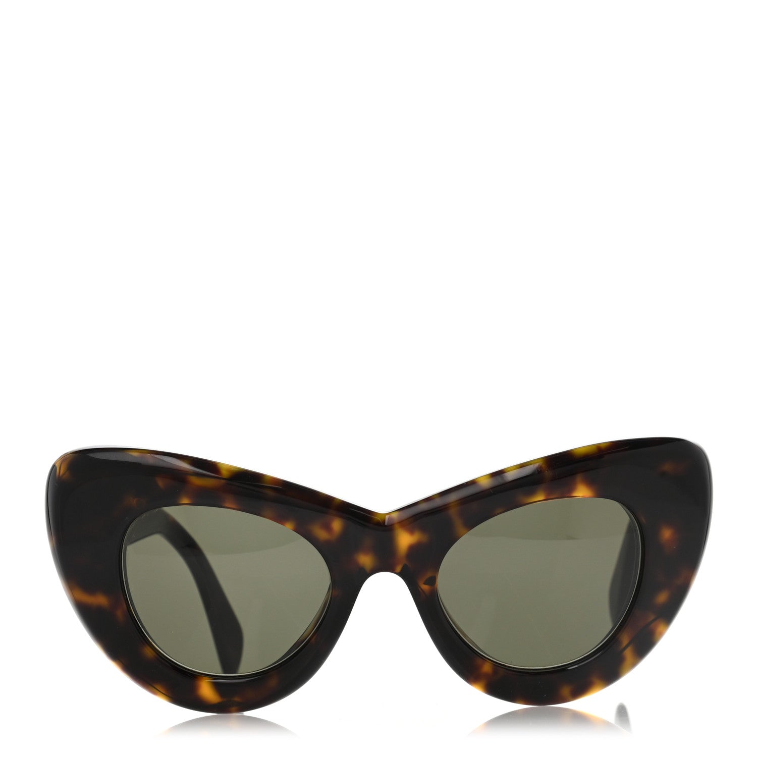 Celine Papillon Cat Eye Sunglasses CL 41055/S Havana 2 of 6