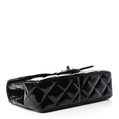 Chanel Patent Quilted Small Coco Shine Flap Black 4 of 10