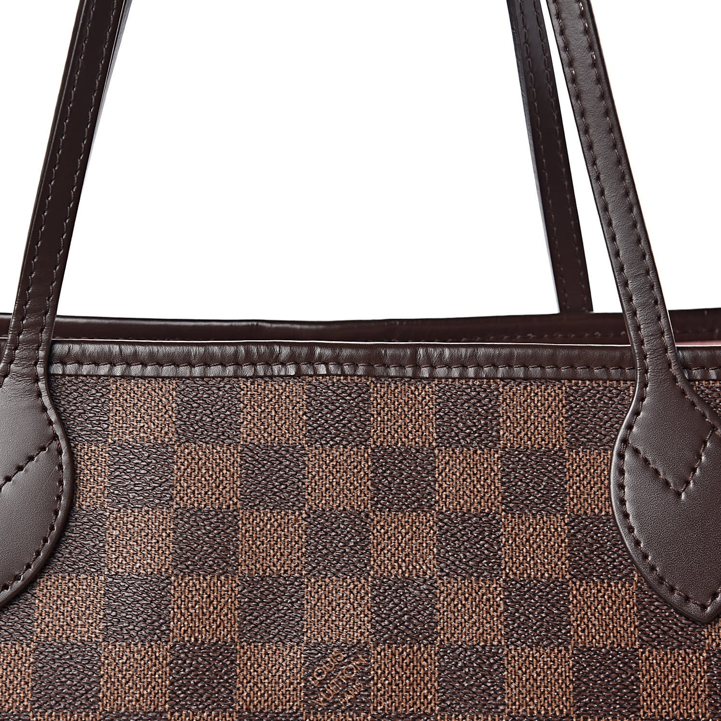 Damier Ebene Neo Neverfull MM Rose Ballerine
