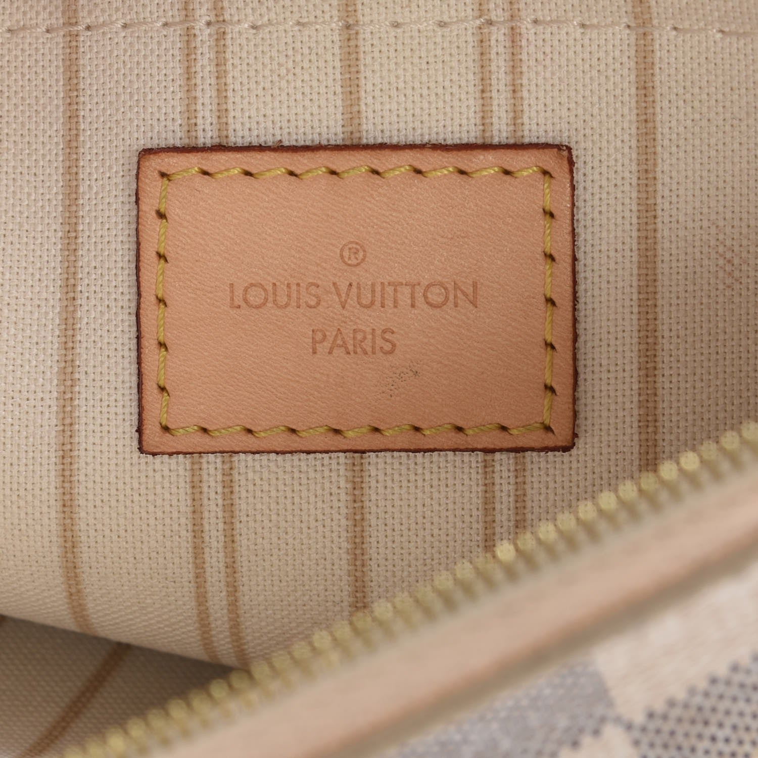 Louis Vuitton Damier Azur Neverfull MM GM Pochette 6 of 7
