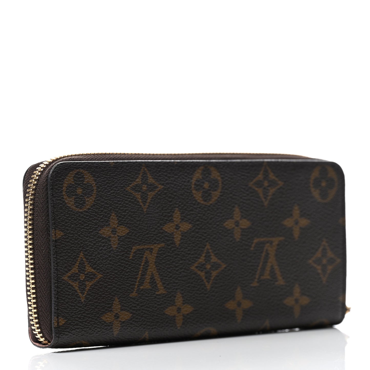 Monogram Clemence Wallet Rose Ballerine
