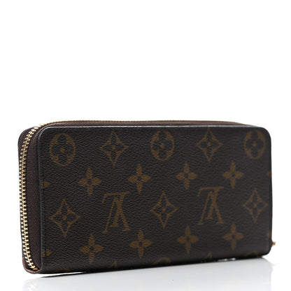 Louis Vuitton Monogram Clemence Wallet Rose Ballerine 2 of 6
