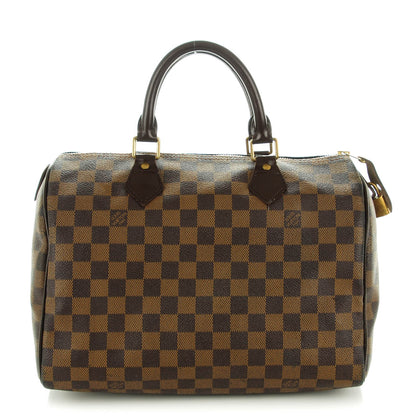 Louis Vuitton Damier Ebene Speedy 30 1 of 9