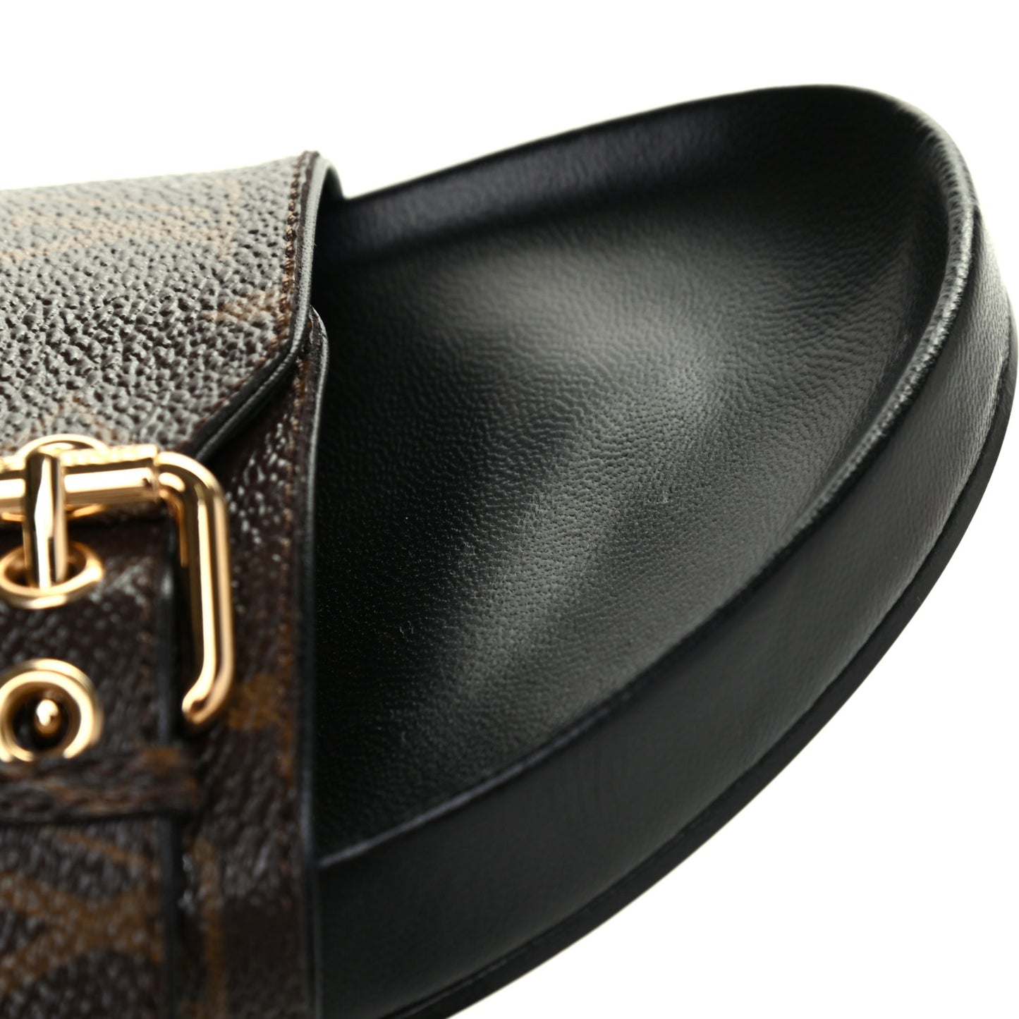 Monogram Bom Dia Mule Sandals 39 Black