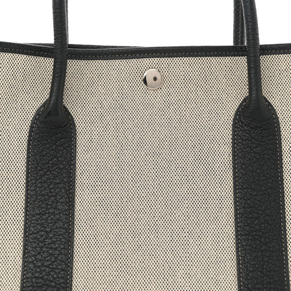 Hermes Buffle Skipper Toile Garden Party 36 MM Tote Black 8 of 10