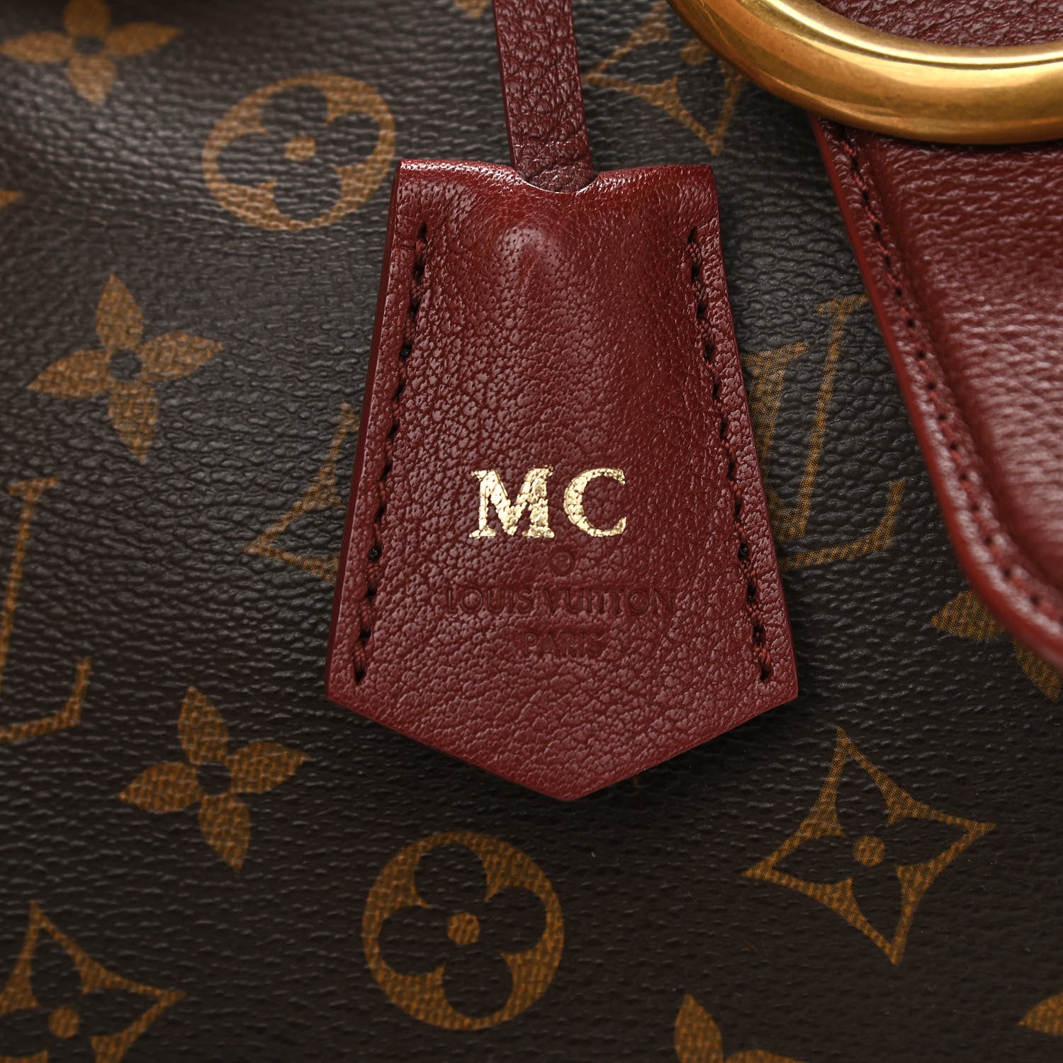 Louis Vuitton Monogram Golden Arrow Speedy Burgundy 12 of 12