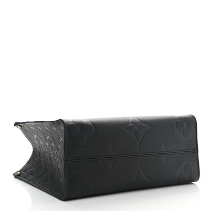 Louis Vuitton Empreinte Monogram Giant Onthego MM Black 4 of 9