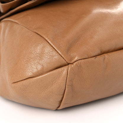 Saint Laurent Calfskin Nadja Shoulder Bag Tan 8 of 19