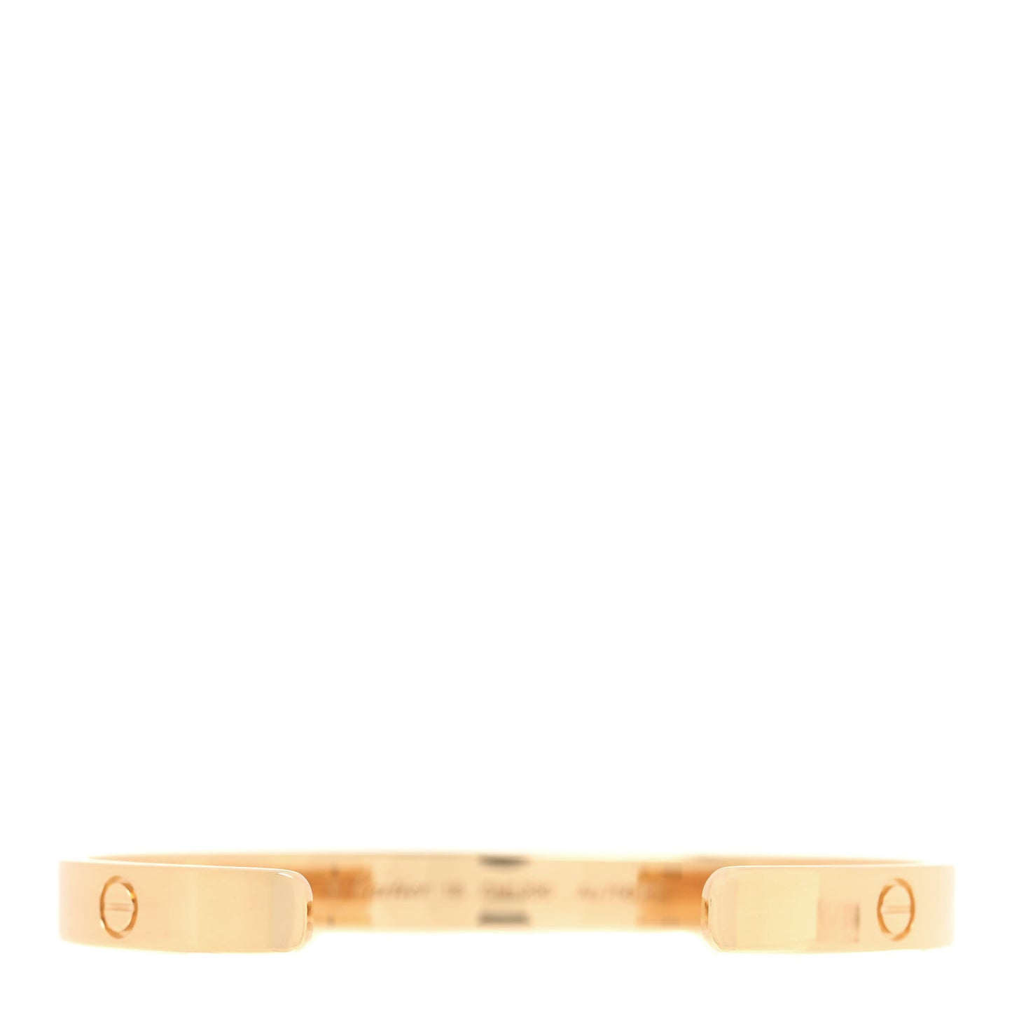 18K Yellow Gold LOVE Cuff Bracelet 18