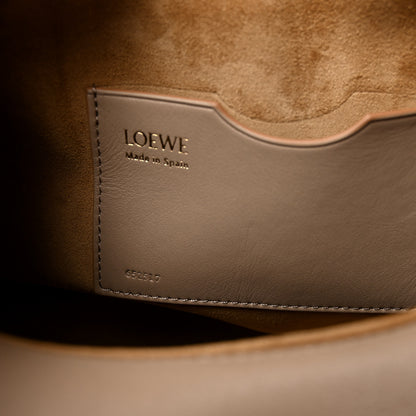 Loewe Smooth Calfskin Donut Chain Medium Ola Shoulder Bag Sand 7 of 10