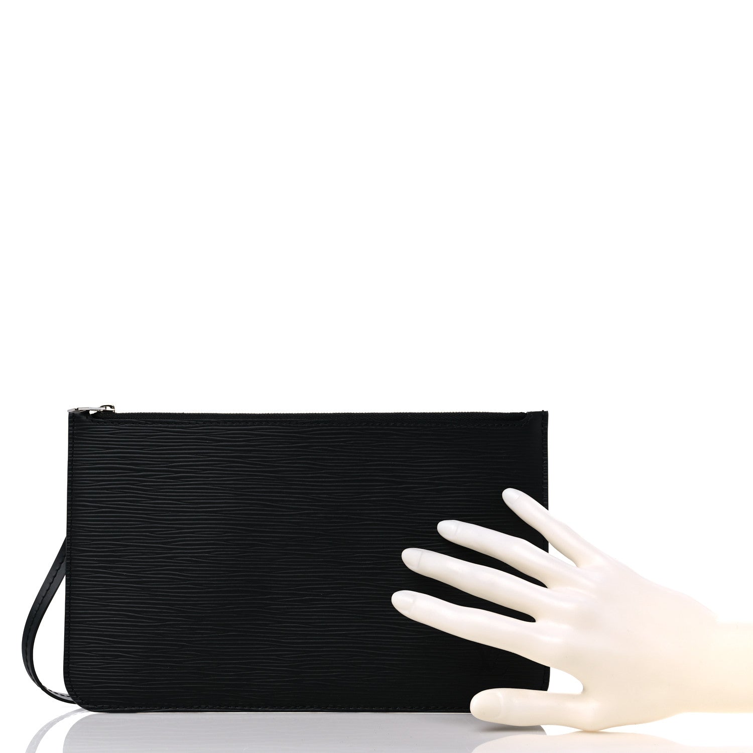 Louis Vuitton Epi Neverfull Pochette MM GM Black 2 of 9