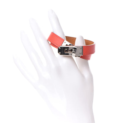 Hermes Epsom Kelly Double Tour Bracelet S Rose Jaipur 2 of 6