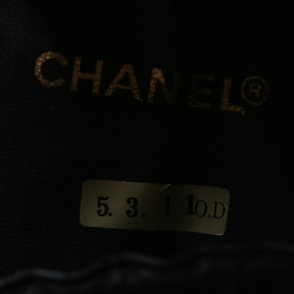 Chanel Lambskin Vanity Cosmetic Case Black 8 of 15