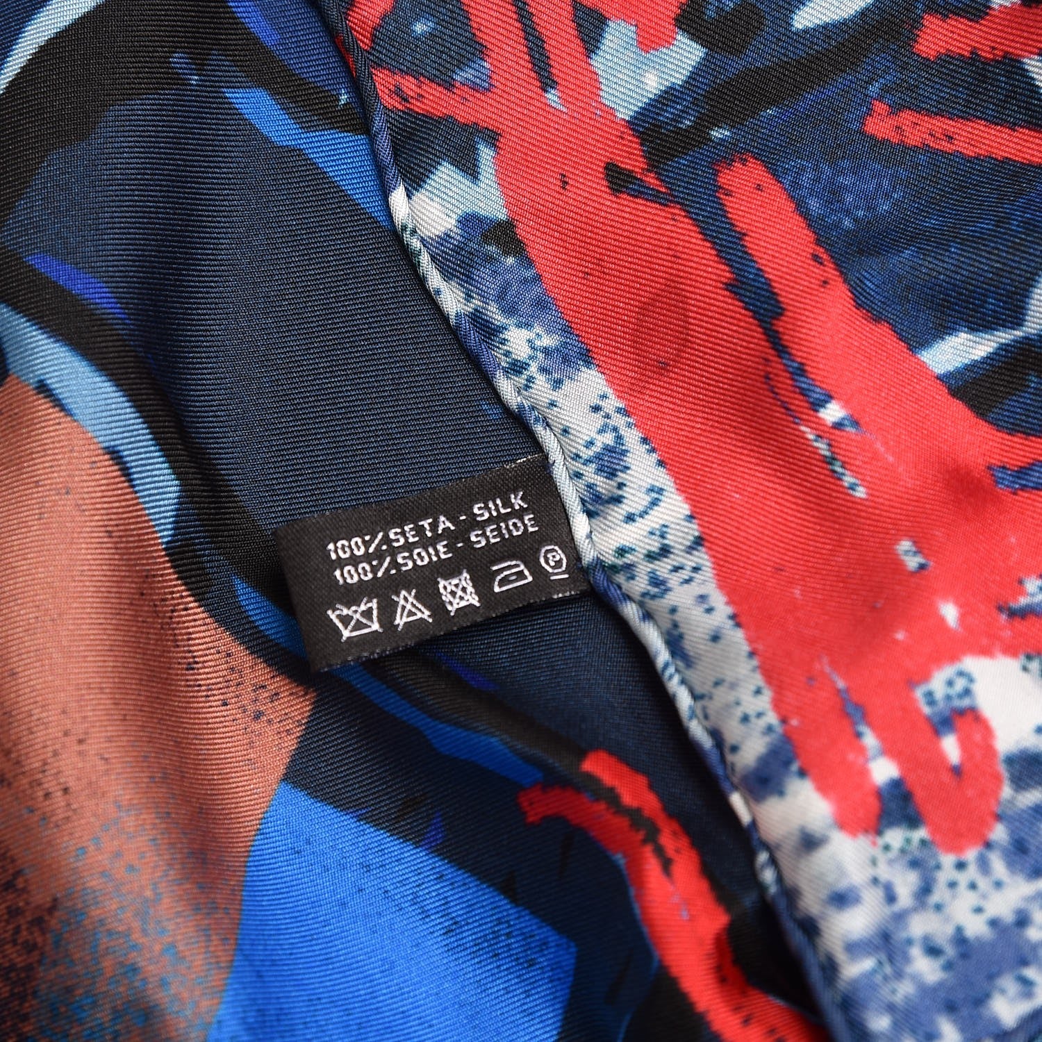 Chanel Silk Graffiti Scarf Multicolor 4 of 6