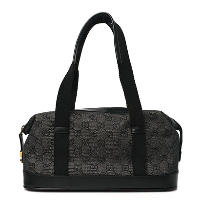 Gucci Monogram Carry On Duffle Bag Black 1 of 10