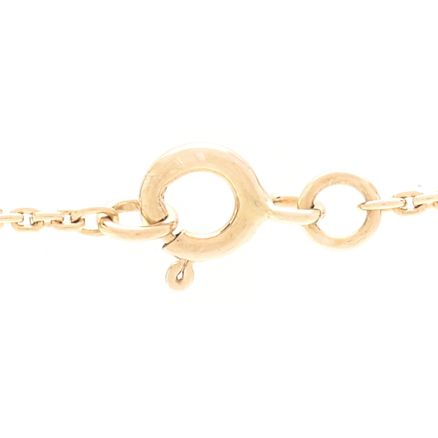 Louis Vuitton 18K Yellow Gold LV Volt Upside Down Pendant Necklace 4 of 6