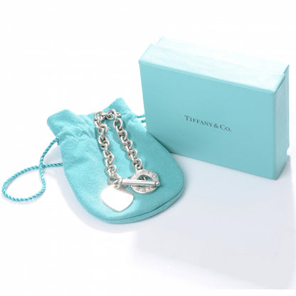 Tiffany Sterling Silver Heart Tag Toggle Bracelet 4 of 4