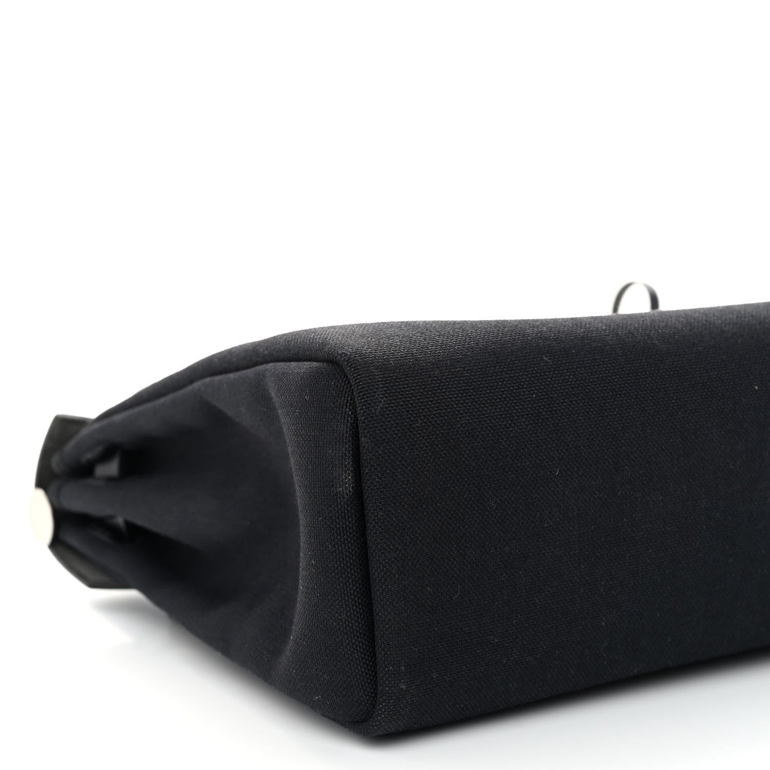 Hermes Military Toile Vache Hunter Herbag Zip PM 31 Black 8 of 9