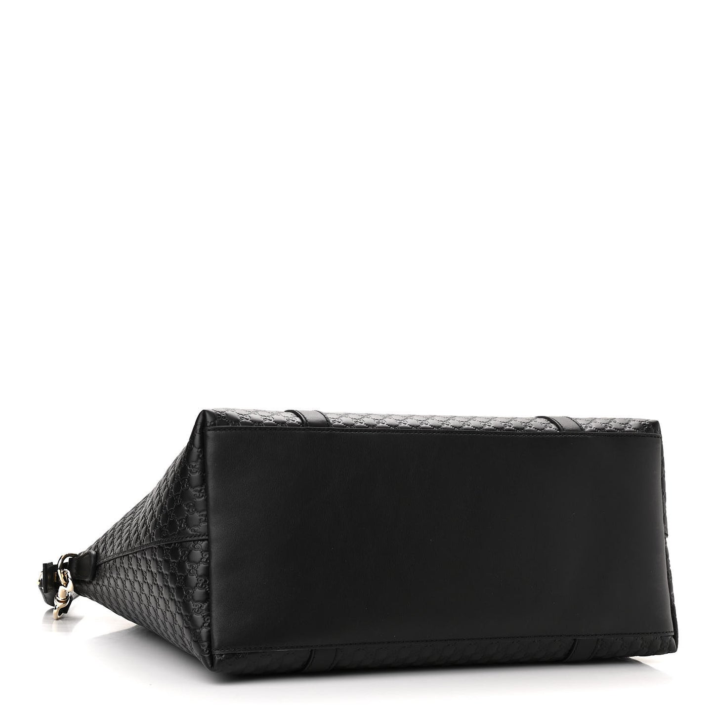 Soft Microguccissima Large Dome Satchel Black