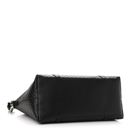 Gucci Soft Microguccissima Large Dome Satchel Black 4 of 10