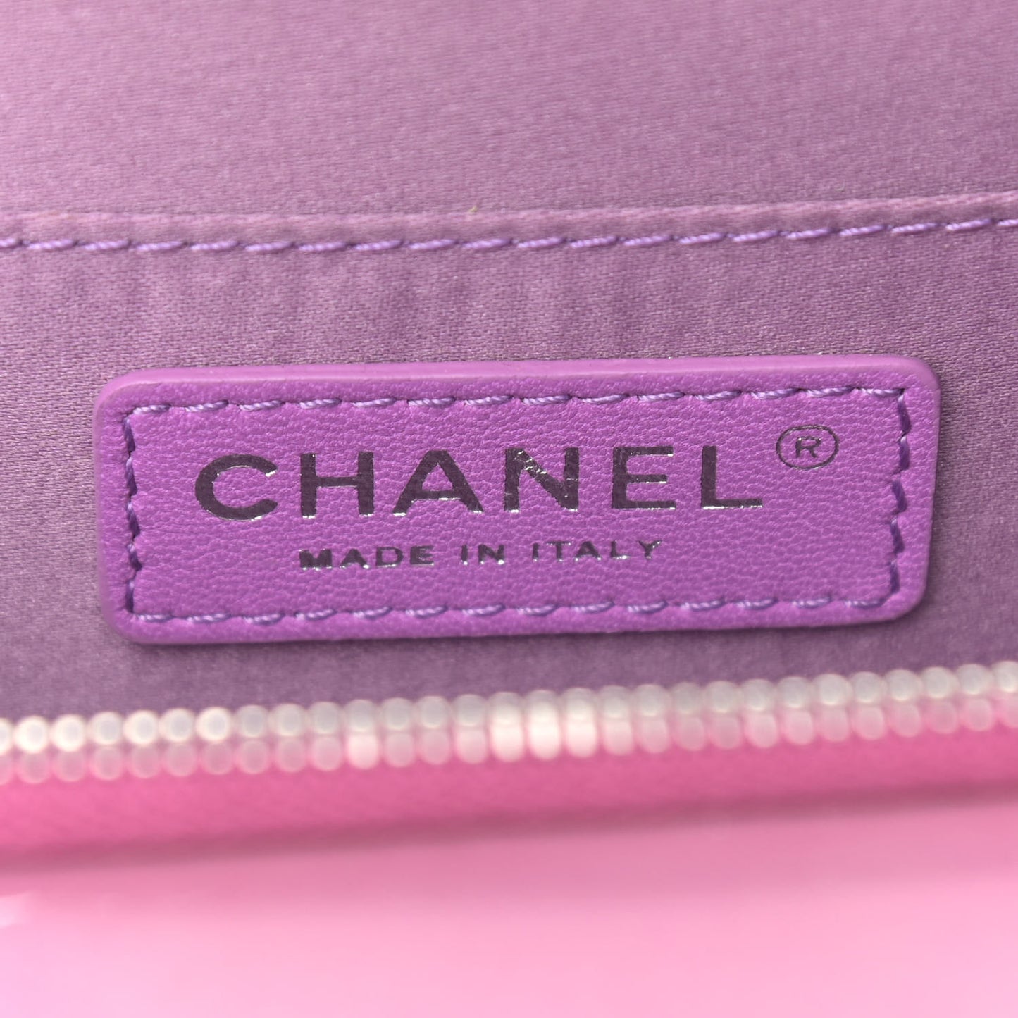 Patent Quilted Small Pocket Box Camera Case Purple