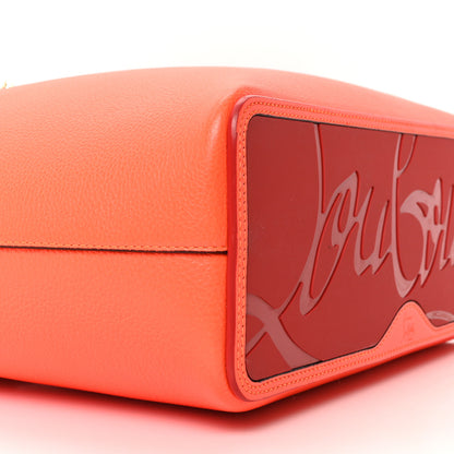 Christian Louboutin Calfskin Empire Spike Studded East West Cabata Tote Sunrise Multicolor 9 of 10