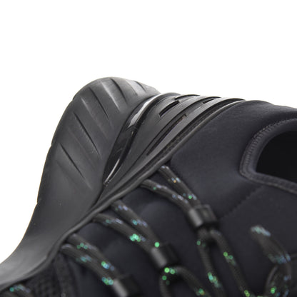 Louis Vuitton Neoprene Mesh Rubber Fastlane Low Sneakers 7.5 Black 14 of 15