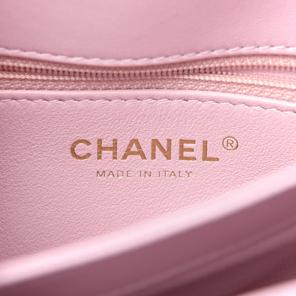 Chanel Lambskin Quilted Small Trendy CC Flap Dual Handle Bag Light Pink 6 of 11