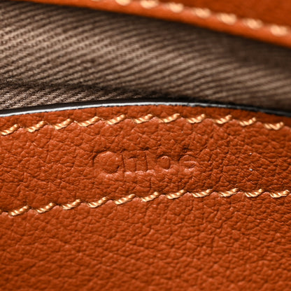Chloe Calfskin Mini Marcie Round Crossbody Bag Tan 6 of 9